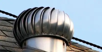 attic fan installation services with professionally installed roof ventilation unit in Redding, CA