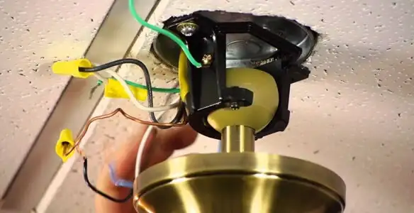 Ceiling fan wiring repair and electrical connection service in Redding, CA