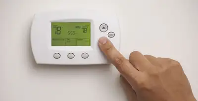 Digital thermostat installation with precise temperature programming in Redding, CA