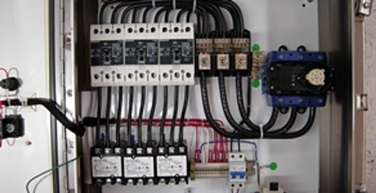 Electrical panel installation with organized circuit breakers and wiring in Redding, CA