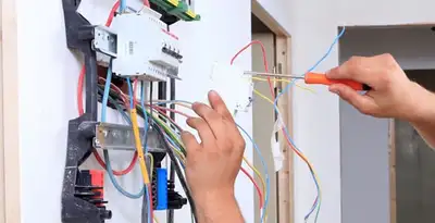 electrician services performing residential electrical panel wiring in Redding, CA