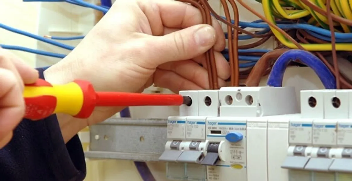 electrician services performing professional electrical panel wiring and connections in Redding, CA