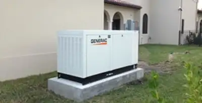 generator installation service showing standby generator professionally installed for residential power backup in Redding, CA
