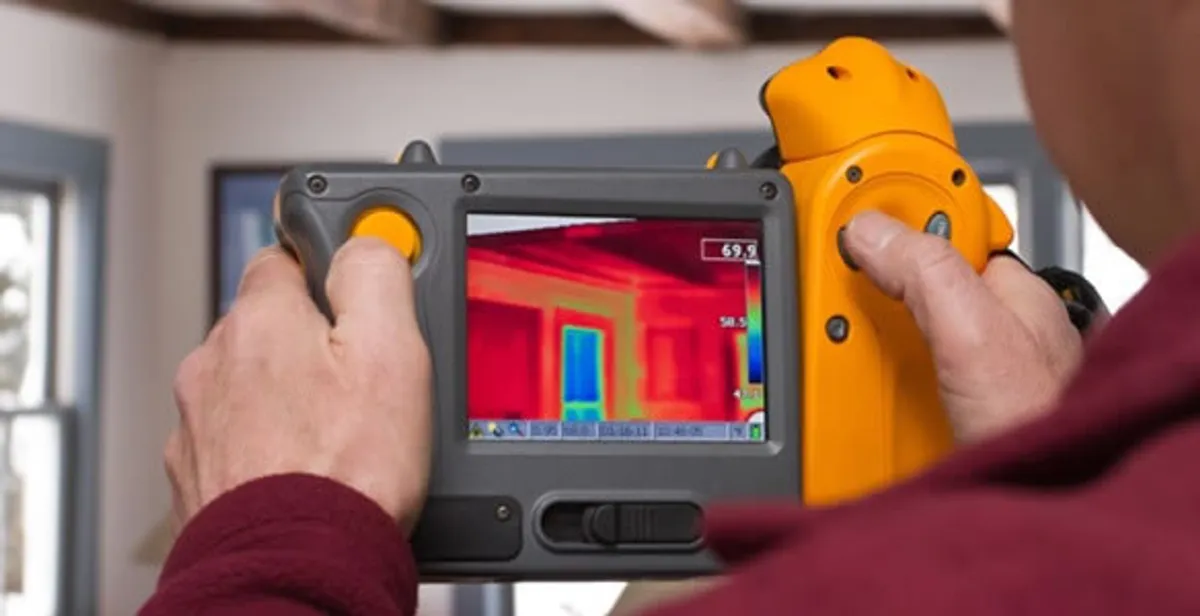 home energy audit service capturing thermal readings to analyze insulation and electrical efficiency in Redding, CA