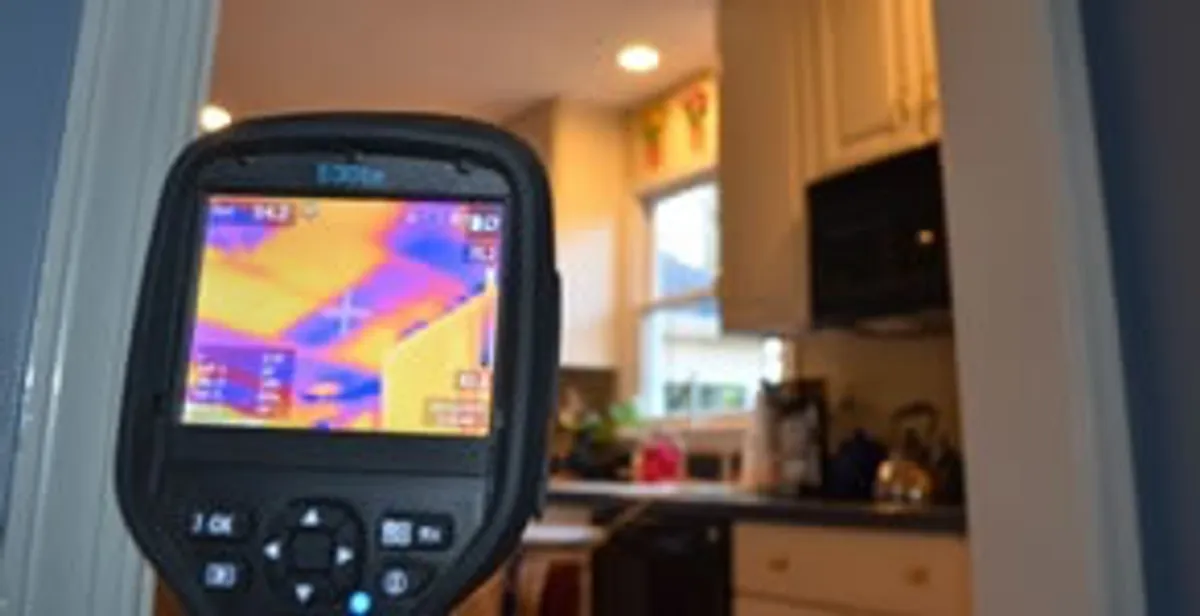 home energy audit service using thermal imaging to evaluate electrical efficiency inside a home in Redding, CA