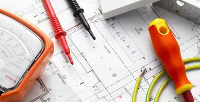 licensed electrician planning and testing electrical systems using professional tools in Redding, CA