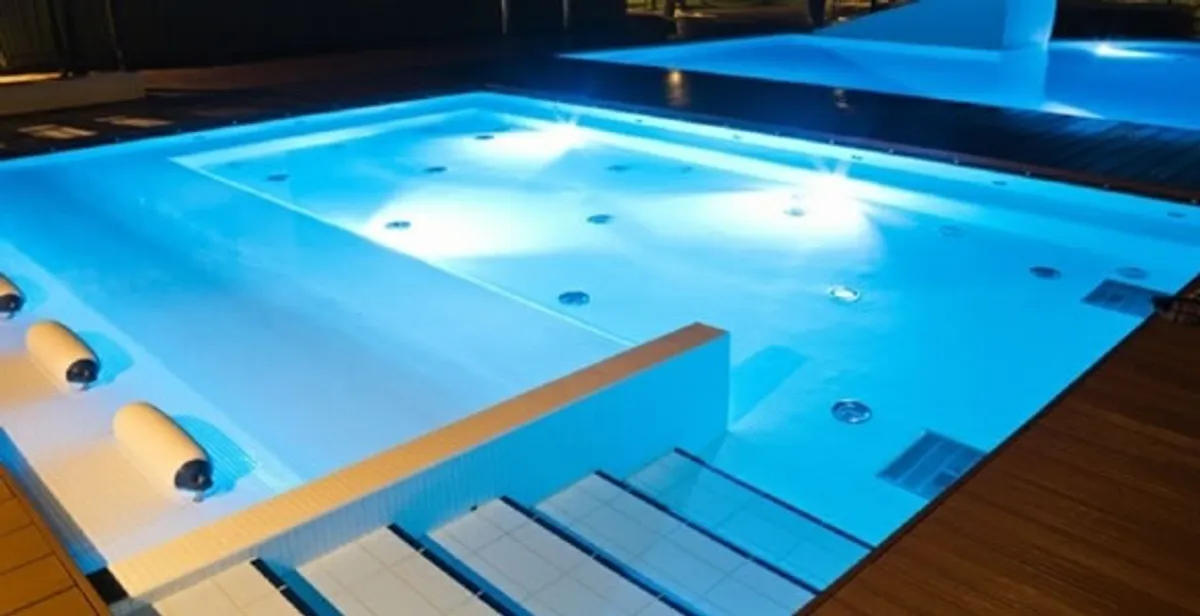 pool light installation and repair services providing modern illuminated pool lighting in Redding, CA