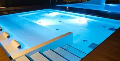 pool light installation and repair services providing modern illuminated pool lighting in Redding, CA
