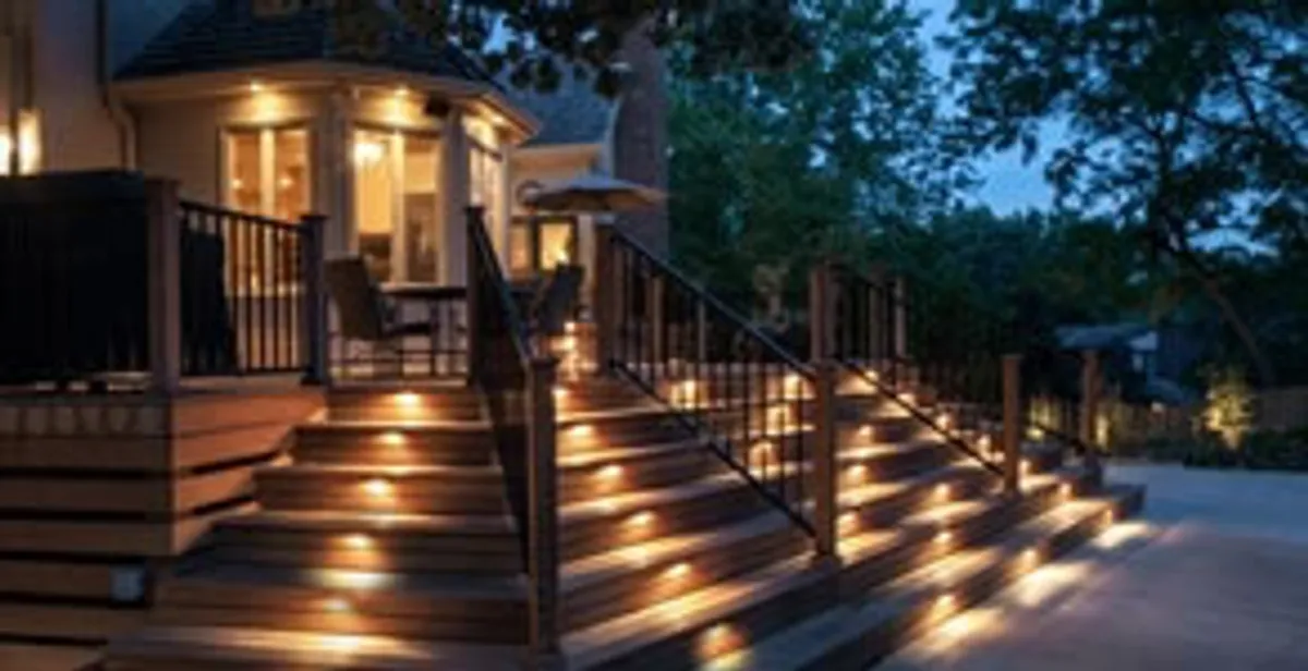 Residential electrician installing outdoor lighting for home safety in Redding, CA