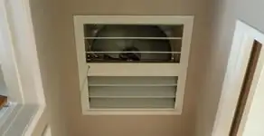 whole house fan installation services with ceiling-mounted ventilation system in Redding, CA